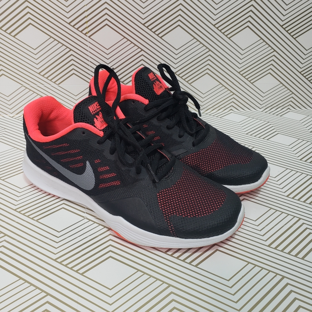 NIKE City Trainer Athletic Running Shoes Sneakers Women's Size 7 Black Pink Gray - Picture 3 of 9